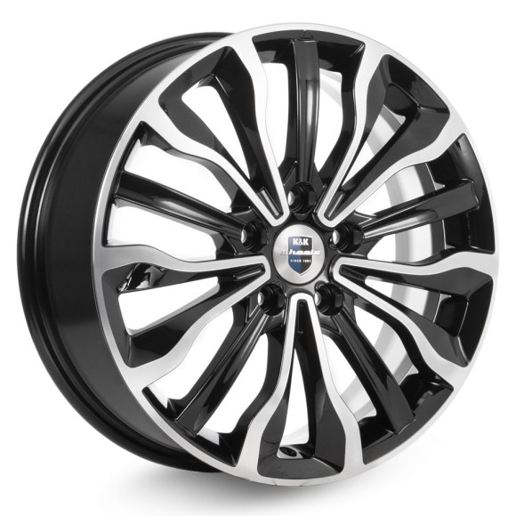 Диски КиК 6.5\R17 5*114.3 ET50 d66.1 Алмаз черный Диски КиК 6.5\R17 5*114.3 ET50 d66.1 Алмаз черный