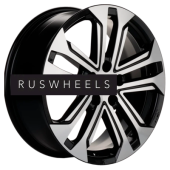 Диски Khomen Wheels 7x18/5x114,3 ET50 D54,1 KHW1803 (Coolray) Black-FP