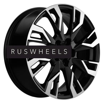 Диски Khomen Wheels 7x18/5x110 ET50 D63,3 KHW1809 (CS35/CS35 Plus) Black-FP Диски Khomen Wheels 7x18/5x110 ET50 D63,3 KHW1809 (CS35/CS35 Plus) Black-FP