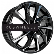 Диски СКАД 7x17/5x114,3 ET39 D60,1 Marseille (КЛ238) Алмаз (АРС 014 black)