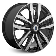 Диски КиК  Мичиган (КС1107)  8,0\R18 5*150 ET56  d110,1  Алмаз черный  [82643]  <Ш>