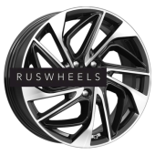 Диски КИК 7x18/5x112 ET43 D57,1 КС883 Алмаз черный SK