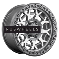 Диски LS FlowForming 9x17/6x139,7 ET20 D106,1 RC91 MGMF (конус, Колпак+лого)