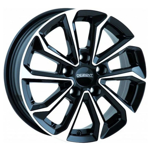 Диски Dezent 7.5\R18 5*114.3 ET45 d60.1 Black polished Диски Dezent 7.5\R18 5*114.3 ET45 d60.1 Black polished